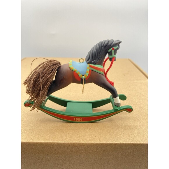 Hallmark 1994 Keepsake Rocking Horse Christmas Ornament - # 14 in Series Vintage - Picture 1 of 5